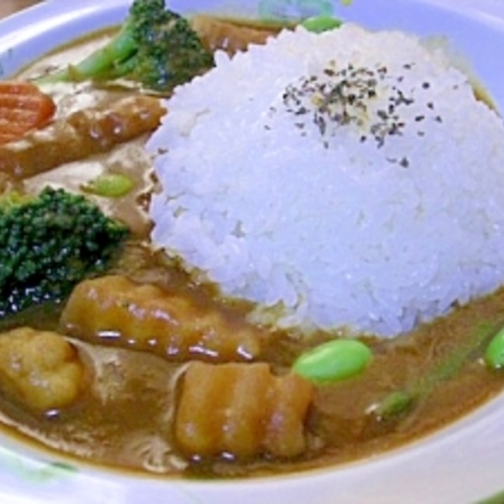 冷凍のポテト入りカレーライス